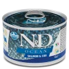 Farmina N&D Ocean Salmone E Merluzzo Cani Adulti Taglia Mini Lattina 140g