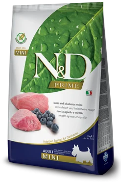 Farmina N&D Prime Agnello E Mirtillo Cani Adulti Taglia Mini Sacco 2,5kg
