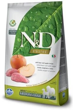 Farmina N&D Prime Cinghiale E Mela Cani Adulti Taglia Media E Grande Sacco 12kg