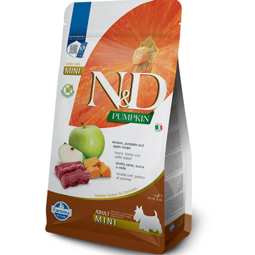 Farmina N&D Pumpkin Cibo Secco Cervo Zucca E Mela Per Cani Adulti Sacco 2kg