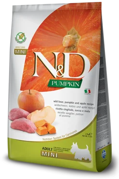 Farmina N&D Pumpkin Cinghiale E Zucca Cani Adulti Taglia Mini Sacco 2,5kg
