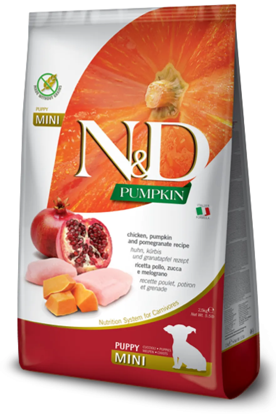 Farmina N&D Pumpkin Pollo E Zucca Cani Cuccioli Taglia Mini Sacco 800g