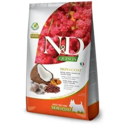 Farmina N&D Quinoa Skin & Coat Herring Cibo Secco Per Cani Adulti Taglia Mini 2,5Kg