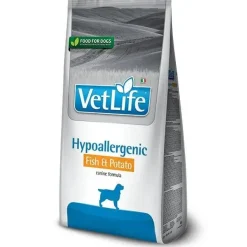 Farmina Vet Life Natural Canine Hypoallergenic Cibo Secco Pesce E Patate Per Cani Sacco 2kg