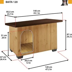 Ferplast Baita Per Cani Taglia 120