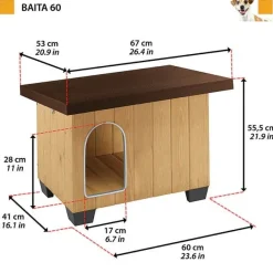 Ferplast Baita Per Cani Taglia 60