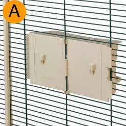 Ferplast Brava 6 Mangiatoia Girevole Per Uccelli Adatta A Voliere