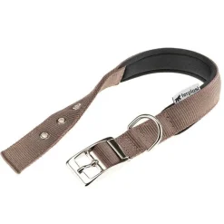Ferplast Daytona C Collare In Nylon Con Soffice Imbottitura Marrone Per Cani C25/45