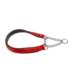 Ferplast Daytona CSS Collare Semistrangolo In Nylon Con Soffice Imbottitura Rosso Per Cani CSS15/40