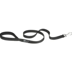 Ferplast Daytona G Guinzaglio In Nylon Impugnatura Imbottita E Porta Sacchetti Igienici Nero Per Cani G25/120
