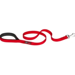 Ferplast Daytona G Guinzaglio In Nylon Impugnatura Imbottita E Porta Sacchetti Igienici Rosso Per Cani G25/120