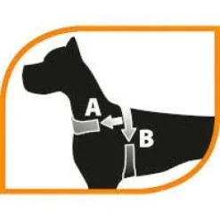 Ferplast Daytona P Pettorina In Nylon Soffice Imbottitura Taglia Media Per Cani