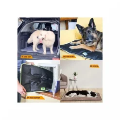 Ferplast Jolly 100 Materassino Per Cani Tessuto Tecnico Nero 98 x 65 cm