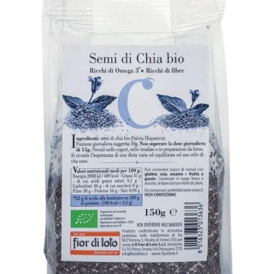 Fiori Di Loto Semi Di Chia Bio 150g