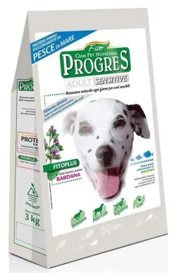 Fito Progress Adult Sensitive Pesce Di Mare Cibo Secco Cani Sacco 12kg