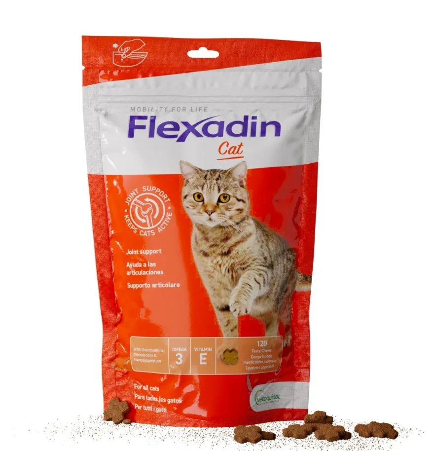 Flexadin Cat Mangime Complementare Articolazioni Gatti Adulti 120 Tavolette