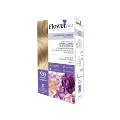 Flowertint Colorazione In Crema Permanente Colore 9,0 Biondo Chiarissimo