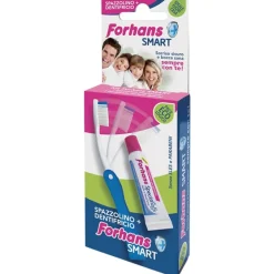 Forhans Smart Kit Igiene Orale Spazzolino Pieghevole + Dentifricio 12,5ml