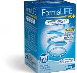 FormaLife Plus Fermenti Lattici Vivi Per Cani/Gatti 30 Compresse