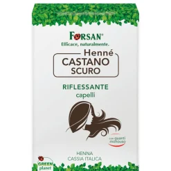 Forsan Hennè Capelli Castano Scuro 2 Buste Monodose Da 50g