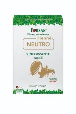 Forsan Hennè Neutro Capelli 2 Buste Monodose Da 50g