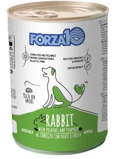 Forza10 Adult Maintenance Cibo Umido Al Coniglio/Patate/Zucca Cani Adulti Barattolo 400g