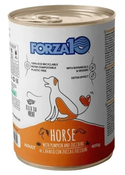 Forza10 Adult Maintenance Cibo Umido Con Cavallo/Zucca/Zucchine Cani Adulti Barattolo 400g