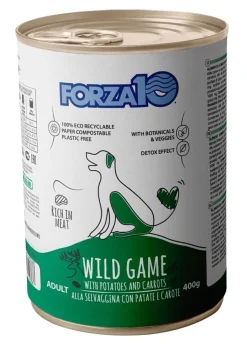 Forza10 Adult Maintenance Cibo Umido Con Selvaggina/Patate/Carote Cani Adulti Barattolo 400g