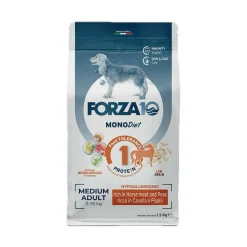 Forza10 Medium Diet Crocchette Al Cavallo E Piselli Per Cani Taglia Media Sacco 1,5kg