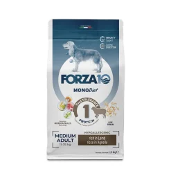 Forza10 Medium Diet Crocchette All'Agnello Cani Adulti Taglia Media Sacco 1,5kg