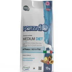 Forza10 Medium Diet Crocchette Al Pesce Cani Adulti Taglia Media Sacco 12kg