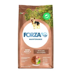 Forza10 Mini Adult Maintenance Crocchette All'Agnello E Riso Per Cani Adulti Taglia Piccola Sacco 2kg