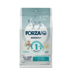 Forza10 Puppy Junior Diet Crocchette Al Pesce Per Cuccioli Sacco 1,5kg
