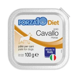 Forza10 Solo Diet Cavallo Paté Per Cani Adulti Vaschetta 100g