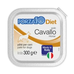 Forza10 Solo Diet Cavallo Paté Per Cani Adulti Vaschetta 300g