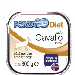 Forza10 Solo Diet Cavallo Paté Per Cani Adulti Vaschetta 300g