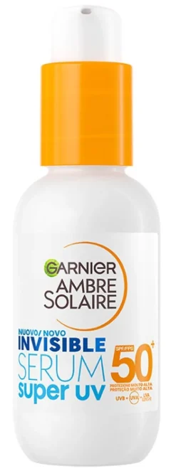 Garnier Ambre Solaire Super Uv Siero Viso Invisibile 30ml SPF50+