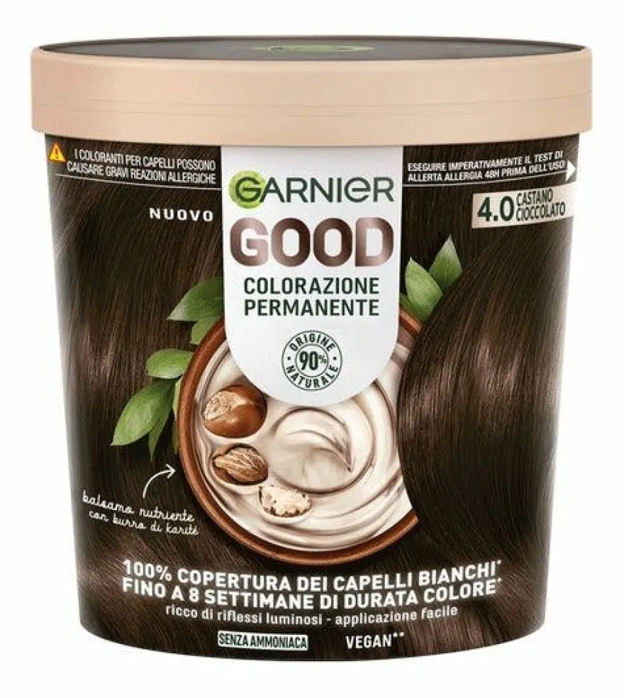 Garnier Good Kit Colorazione Permanente 4.0 Castano Cioccolato 160g