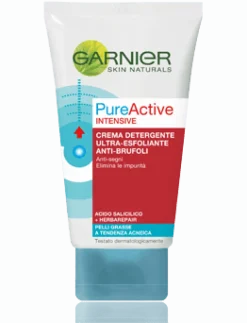 Garnier Pure Active Intensive Crema Detergente Ultra Esfoliante Anti Brufoli 150ml