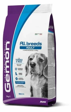 Gemon All Breeds Tonno E Riso Cibo Secco Cani Adulti Sacco 3Kg