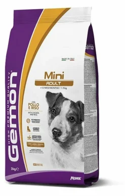 Gemon Mini Adult Con Pollo E Riso Cibo Secco Cani Adulti Taglia Mini Sacco 3kg