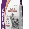 Gemon Mini Adult Salmone e Riso Cibo Secco Cani Adulti Taglia Mini Sacco 3kg