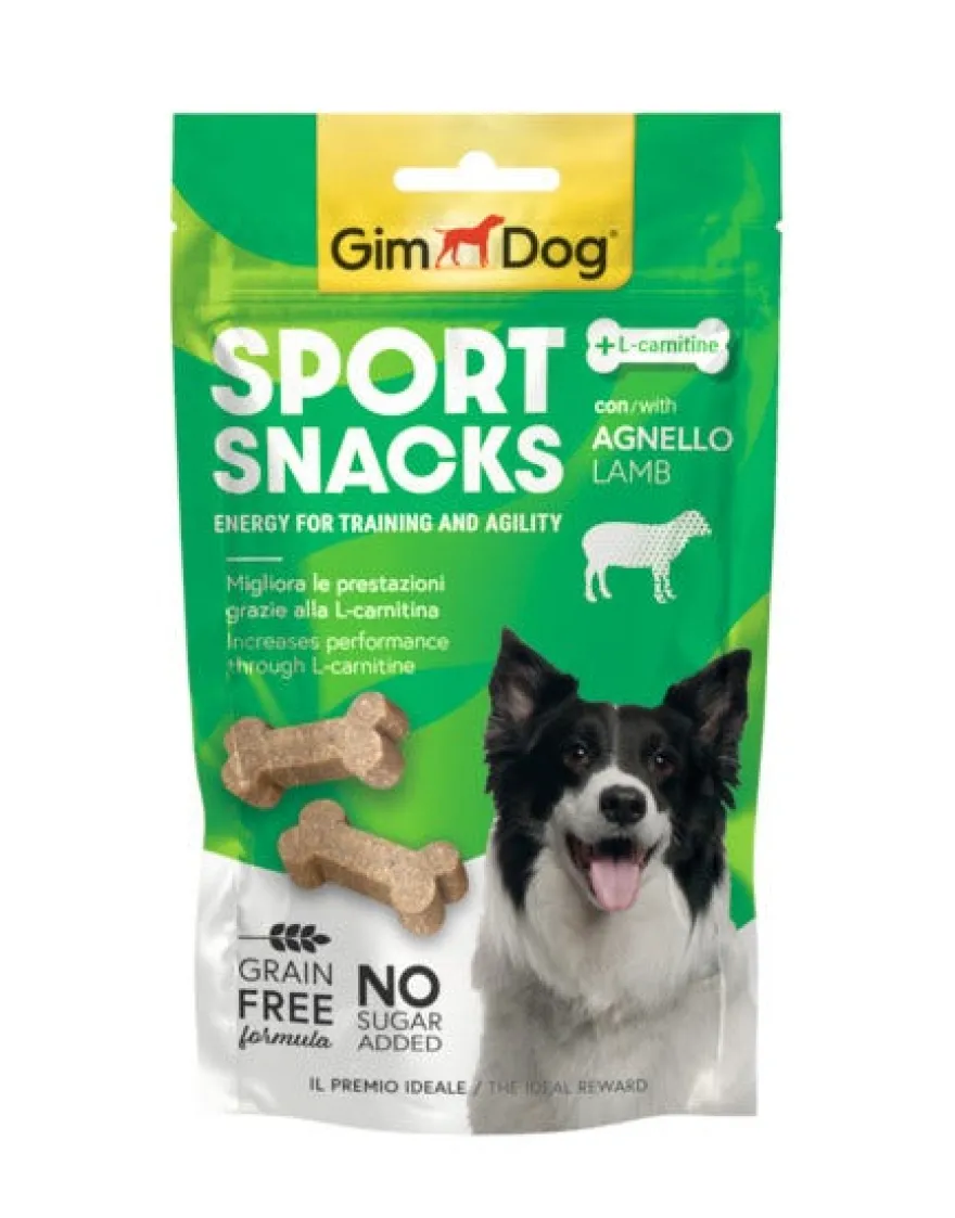 GimDog Sport Snacks Agnello 60g