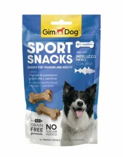 GimDog Sport Snacks con Merluzzo 60g