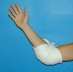 Gomitiera/ Talloniera In Vello Sintetico Per La Prevenzione Delle Piaghe Da Decubito Fissaggio in Velcro