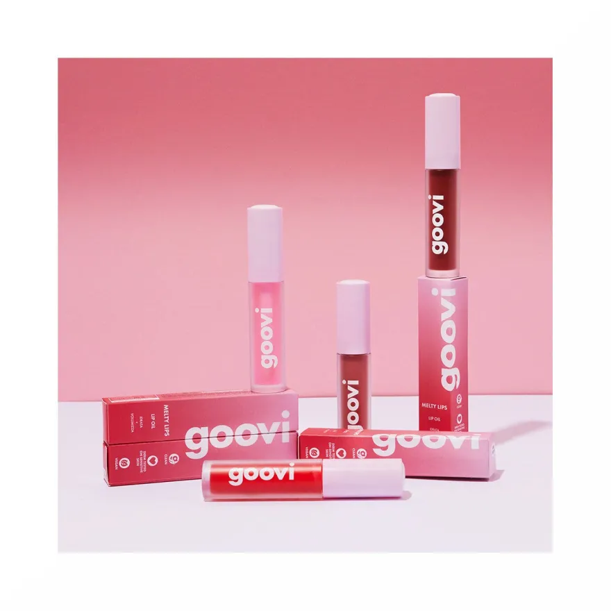 Goovi Melty Lips Lip Oil 01 Clear Rose