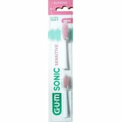 Gum Sonic Sensitive Ultra Soft Testine Di Ricambio 2 Pezzi