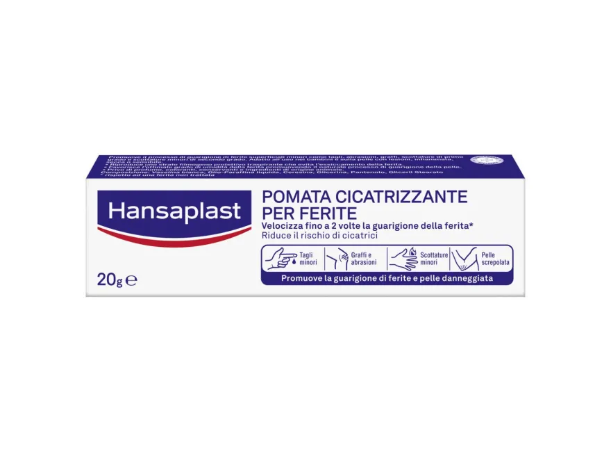 Hansaplast Pomata Cicatrizzante Crema Cicatrici Per Ferite E Pelle Danneggiata 20g