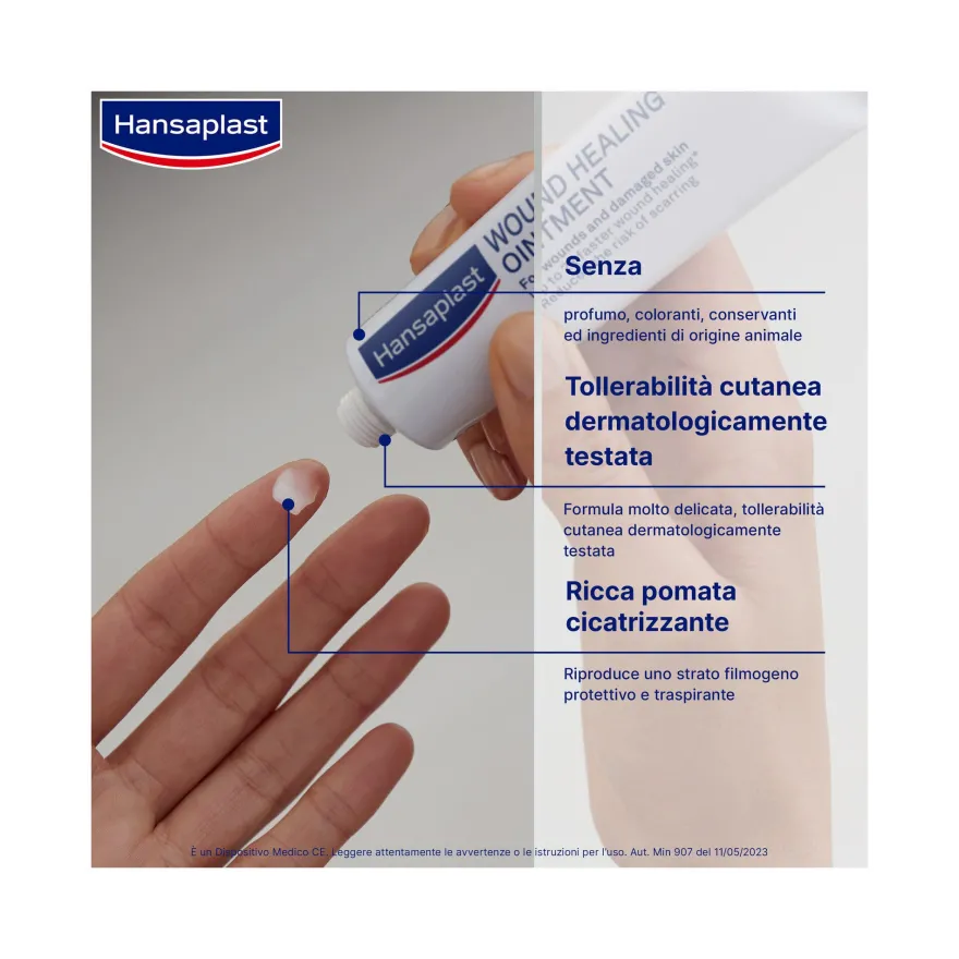 Hansaplast Pomata Cicatrizzante Crema Cicatrici Per Ferite E Pelle Danneggiata 20g