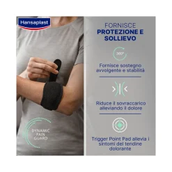 Hansaplast Sport Supporto Gomito del Tennista Tutore Epicondilite Gomito Protettivo